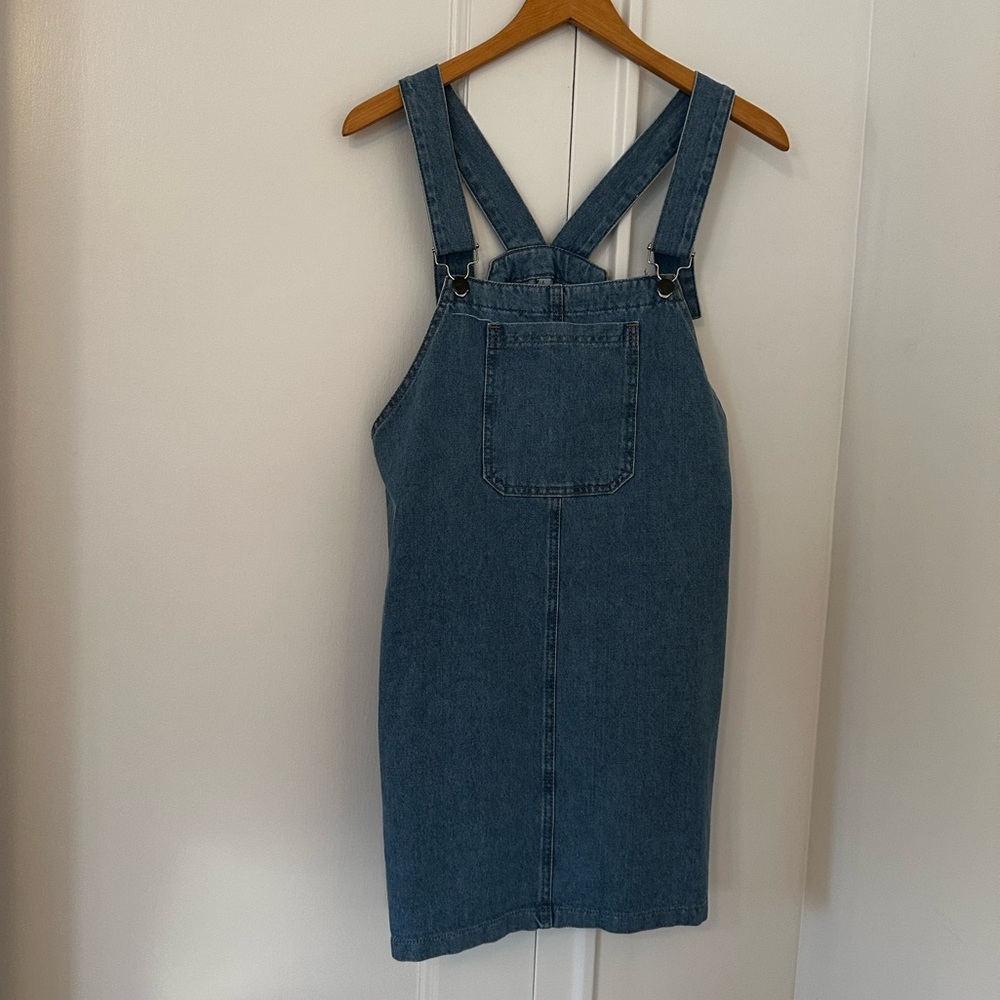 Casual Blue Denim Overalls